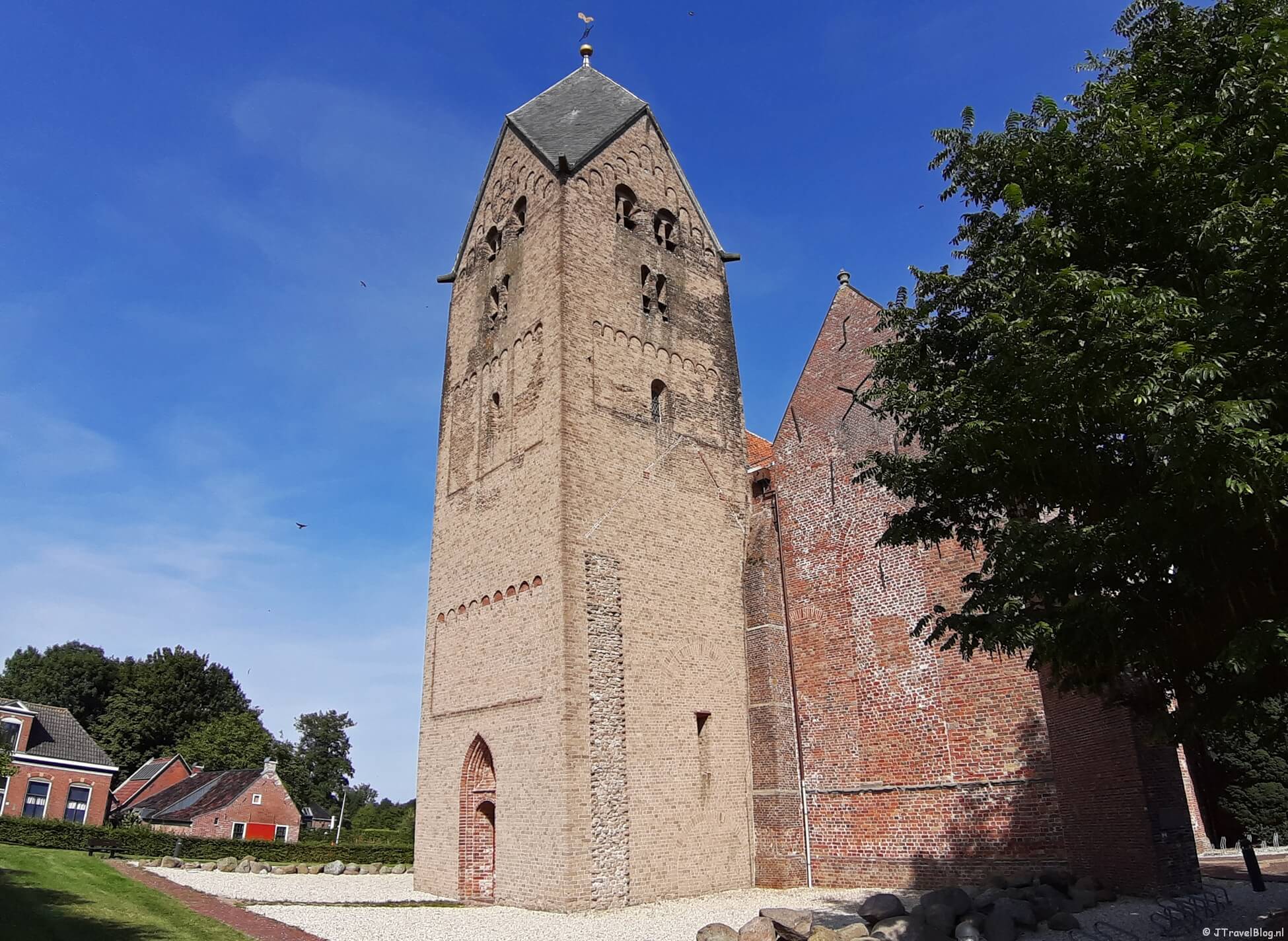 De Schaive Toren in Bedum, de scheefste toren van Nederland