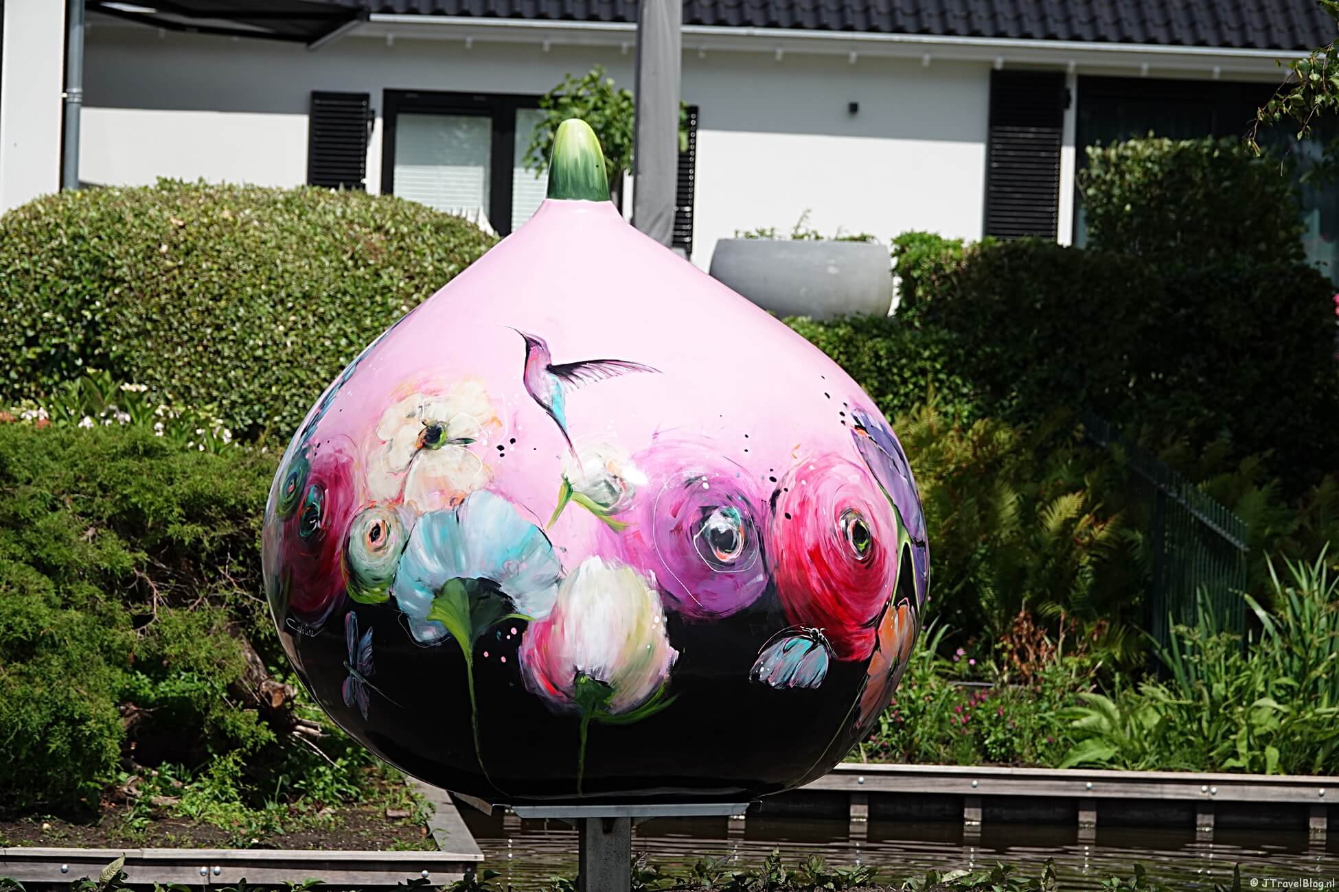 Mijn fietstocht langs de reuzenbollen in Hillegom en Lisse