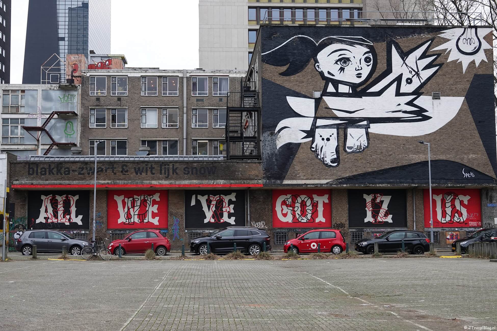 Street art wandeling in het Central District van Rotterdam