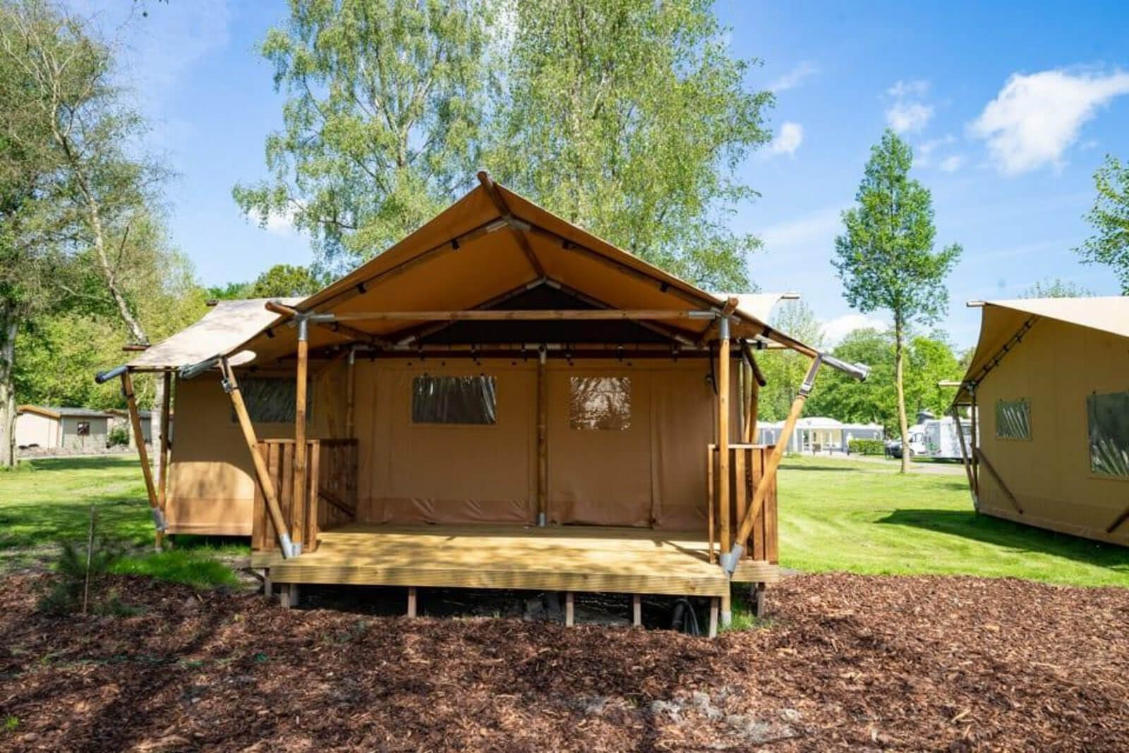 Overnachten in een tipitent of op een glamping : een glamping tent in Amstelveen – Noord-Holland
