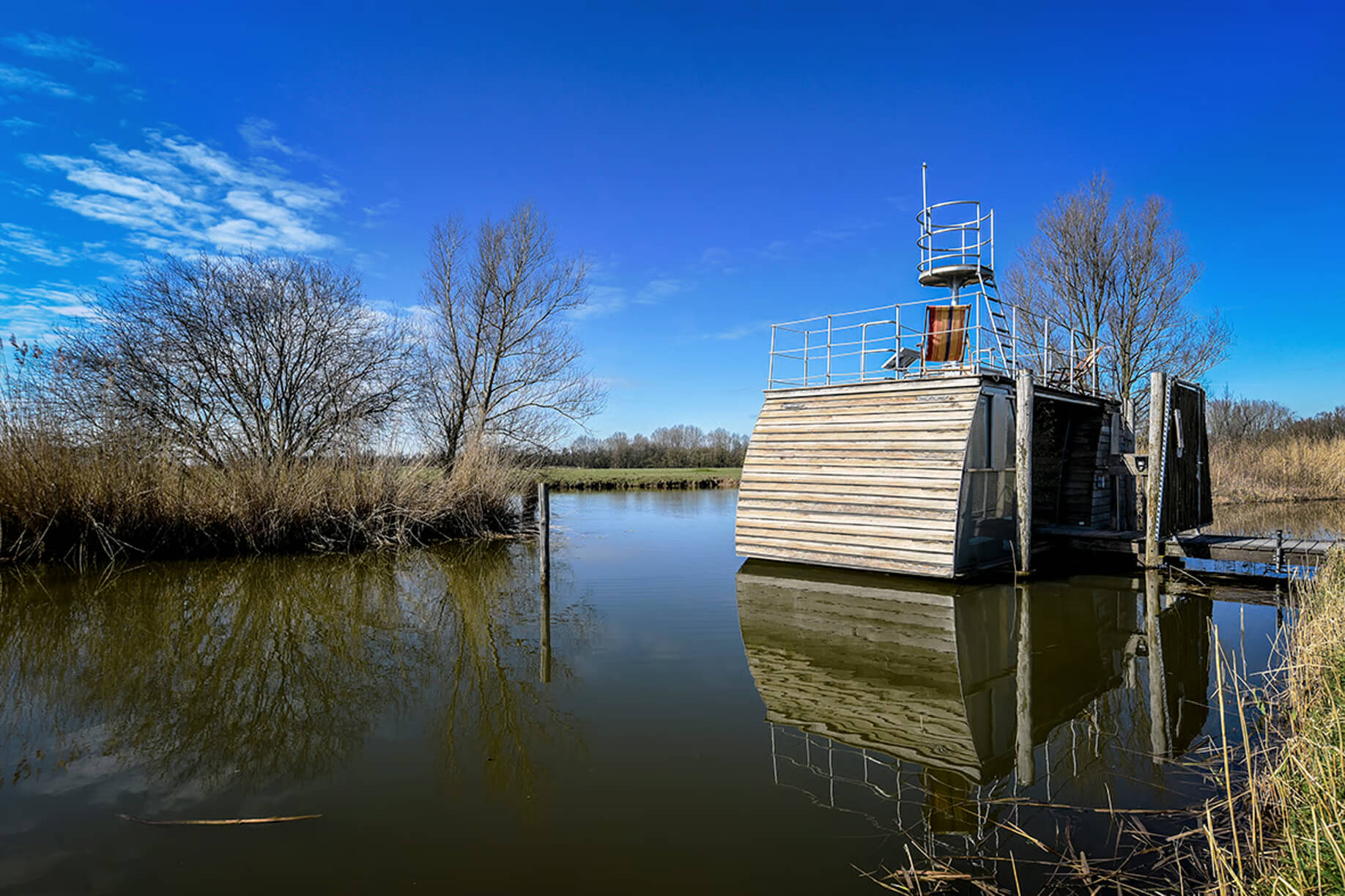 Overnachten in een afgelegen huisje in Nederland