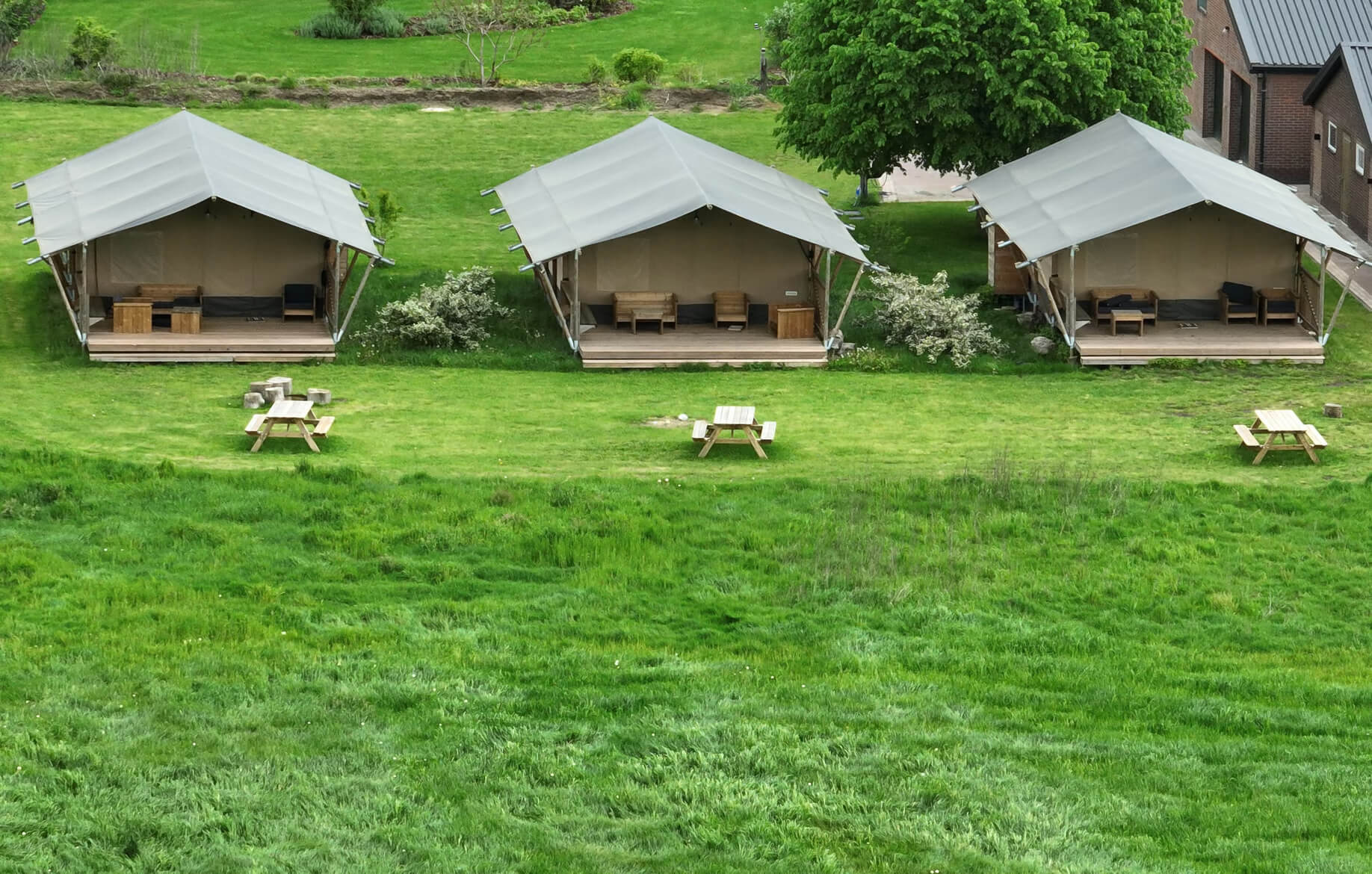 Overnachten in een tipitent of op een glamping : een safaritent in Leersum – Utrecht