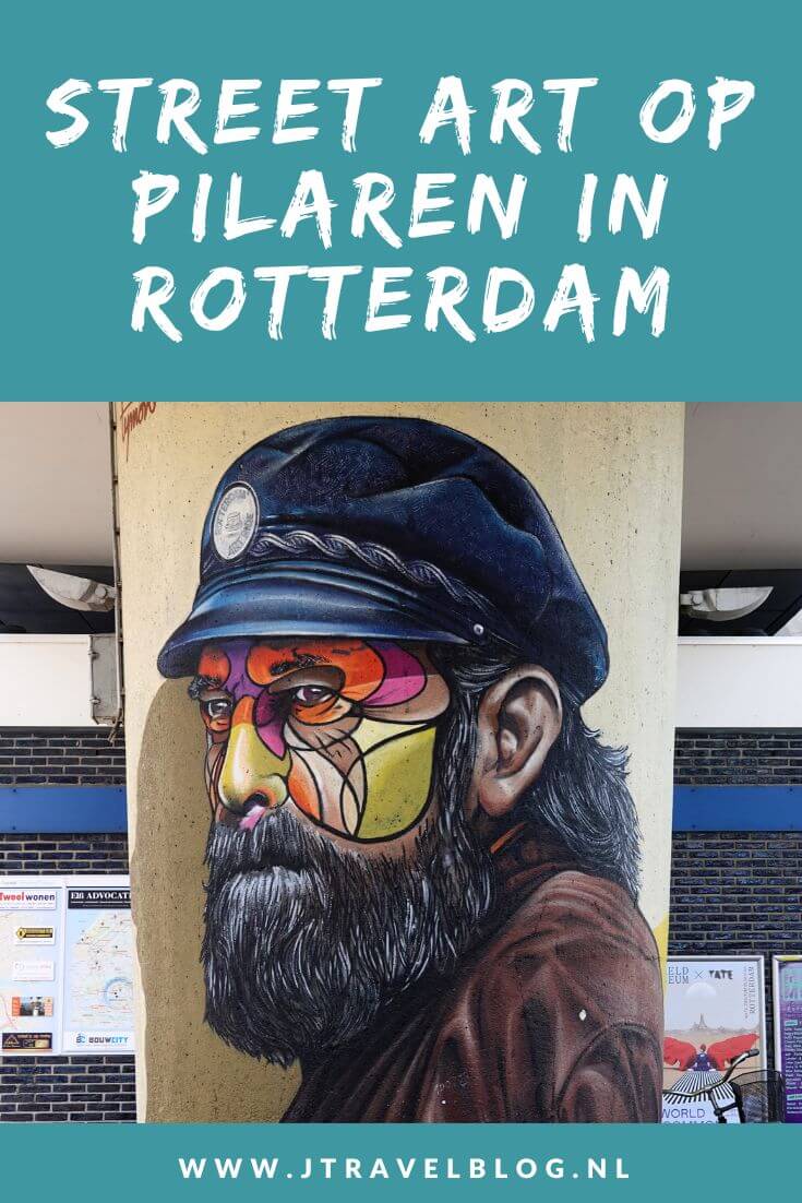 Ik wandelde langs de street art op pilaren tussen metrostations Rijnhaven en Maashaven in Rotterdam. Ik kwam mooie murals tegen. Welke? Je leest het in deze blog. #streetart #streetartrotterdam #rotterdam #jtravel #jtravelblog