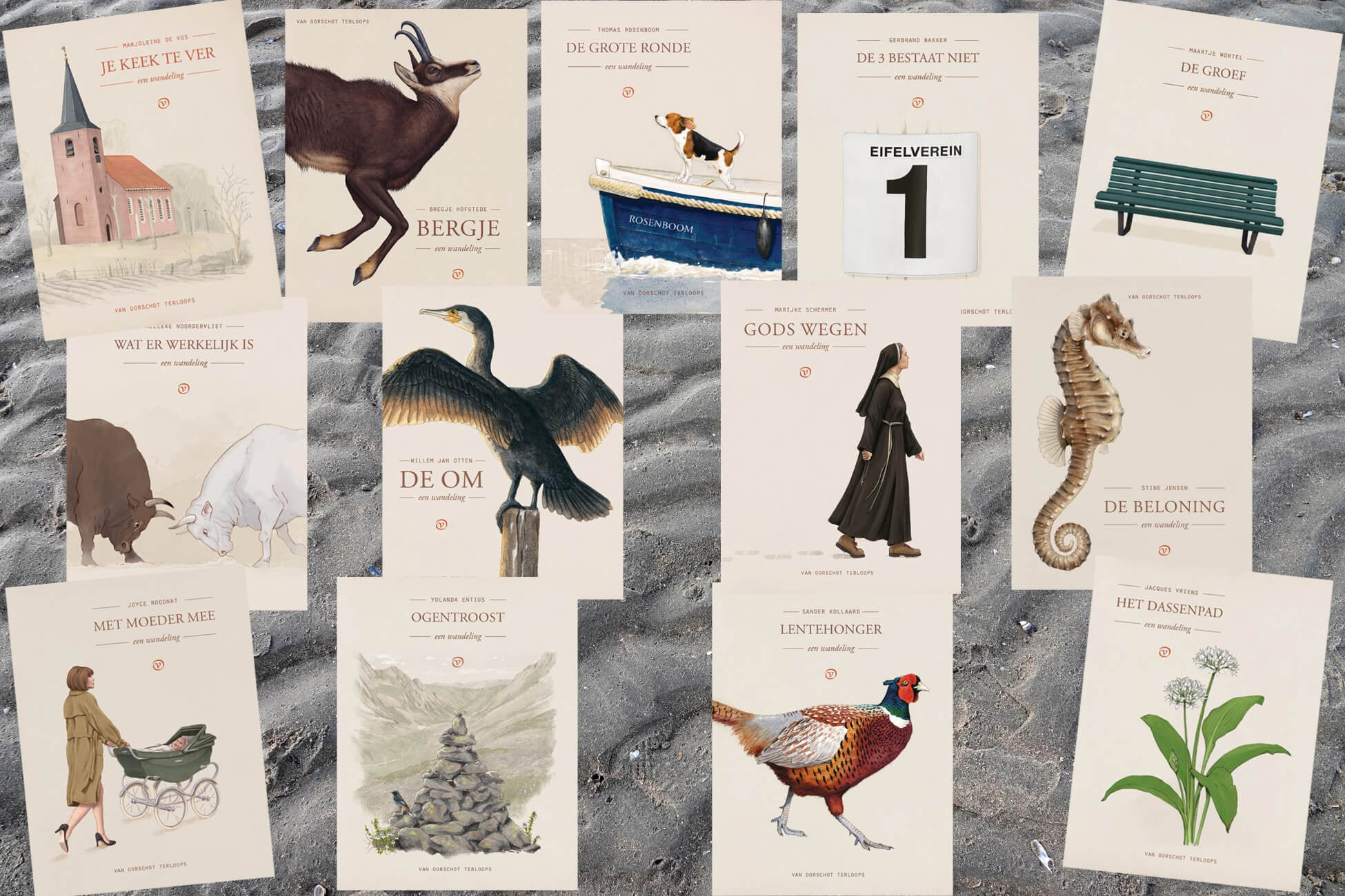 Terloops reeks van Uitgeverij van Oorschot