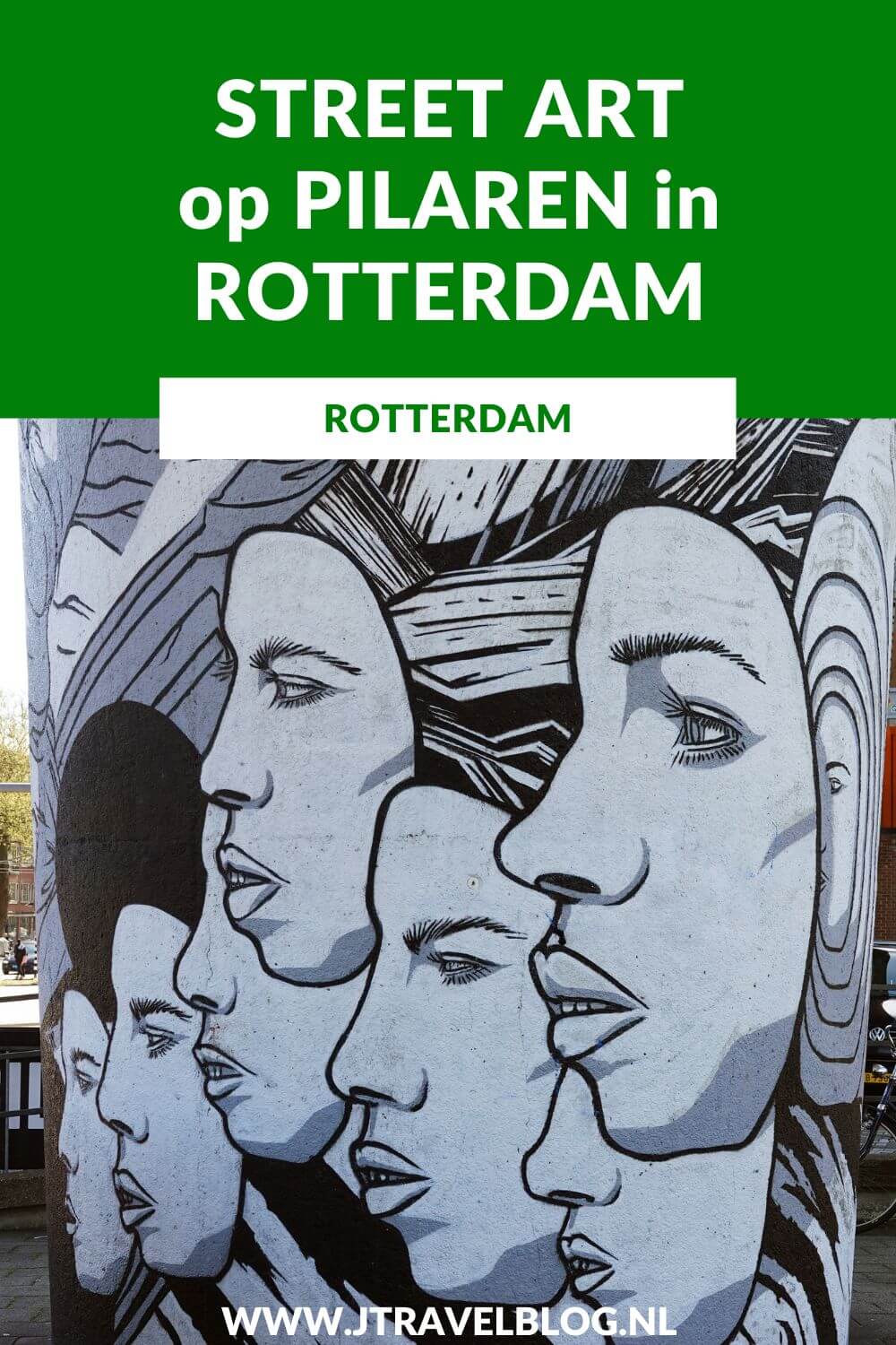 Ik wandelde langs de street art op pilaren tussen metrostations Rijnhaven en Maashaven in Rotterdam. Ik kwam mooie murals tegen. Welke? Je leest het in deze blog. #streetart #streetartrotterdam #rotterdam #jtravel #jtravelblog