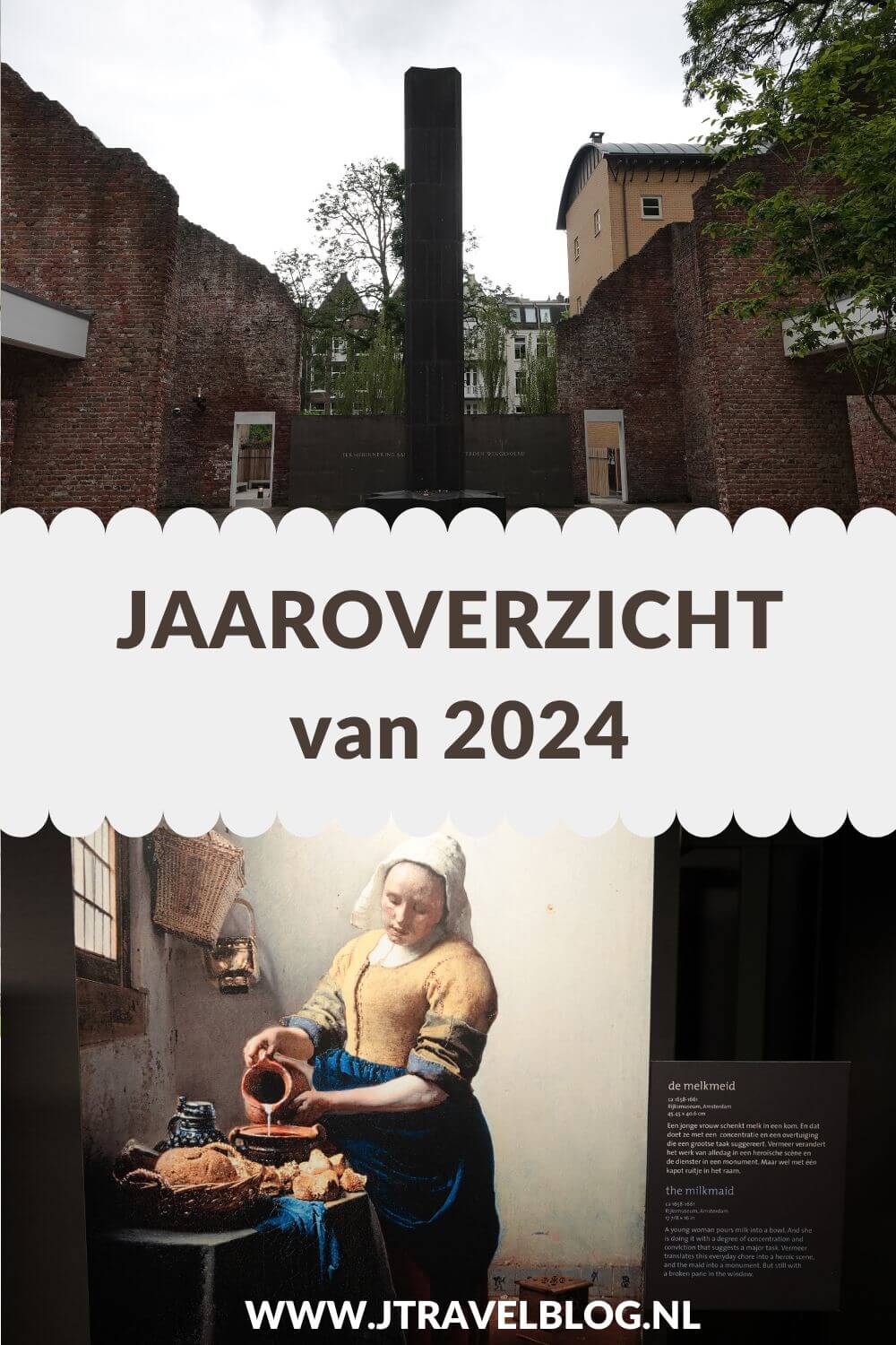 In deze blog kijk ik terug op het jaar 2024. Ik heb veel uitstapjes gemaakt, veel gewandeld en gefietst en 15 musea bezocht. Meer lezen over 2024? Ik heb alles per maand voor je op een rijtje gezet. Lees je mee? #jaaroverzicht2024 #jaaroverzicht #2024 #jtravel #jtravelblog