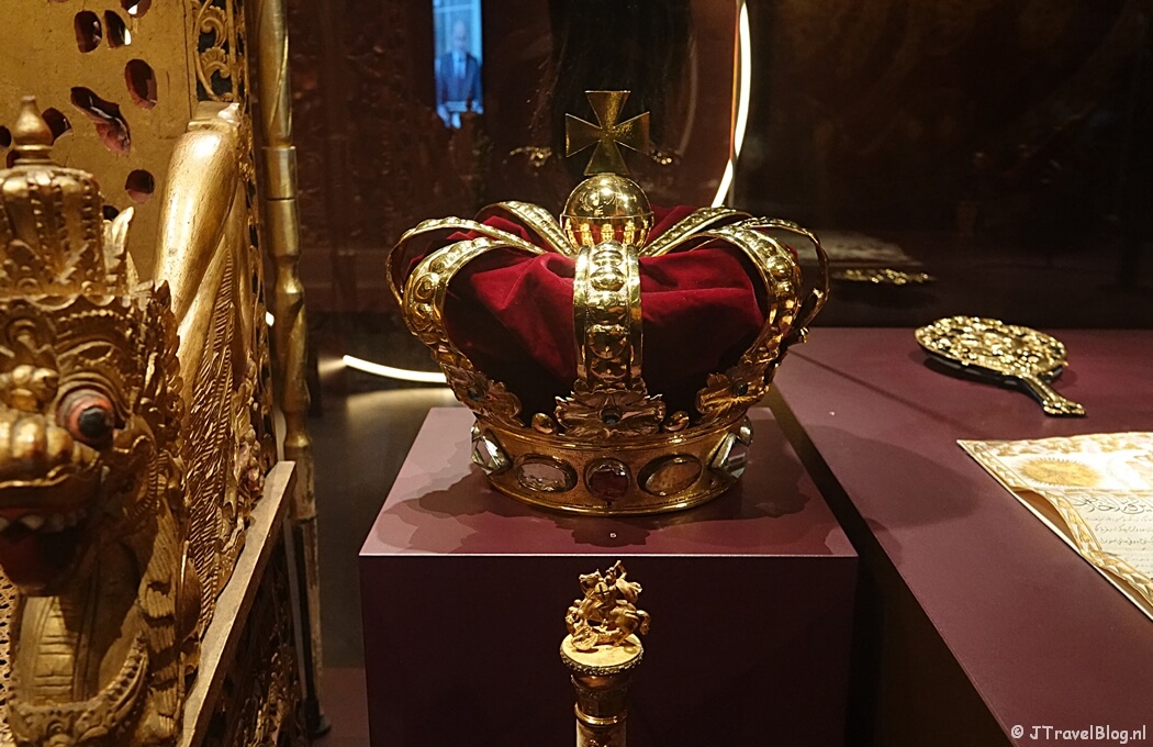 De wisseltentoonstelling 'In de ban van goud' in het Wereldmuseum Leiden in Leiden