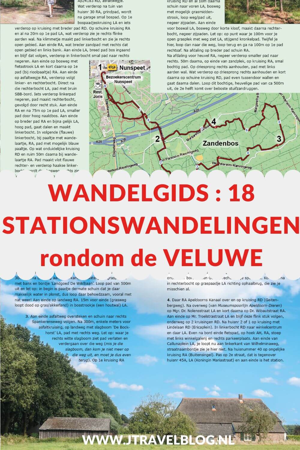 De wandelgids '18 stationswandelingen rondom de Veluwe' van Bart van der Schagt is een wandelgids met 18 wandelingen wandelingen van/naar en rondom treinstations aan de randen van de Veluwe met een lengte van tussen de 9 en 15 kilometer. Wandel je mee? #veluwe #stationswandelingen #wandelen #wandelgids #anoda #jtravel #jtravelblog