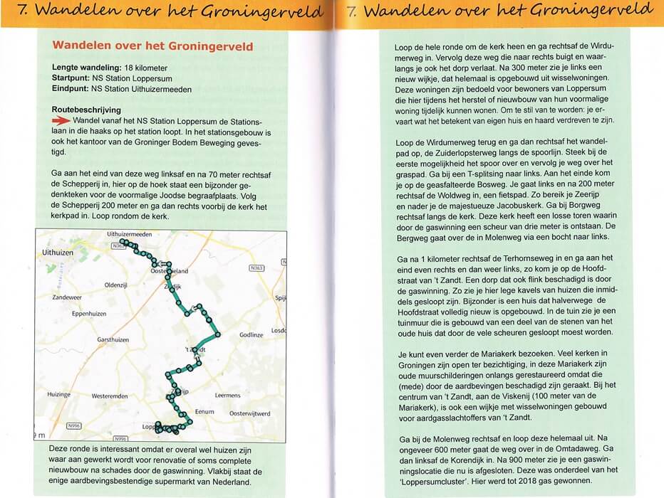 Een wandeling uit de wandelgids '2000 jaar warme voeten, wandelen en stilstaan bij Nederlandse energiebronnen' van Anoda Publishing