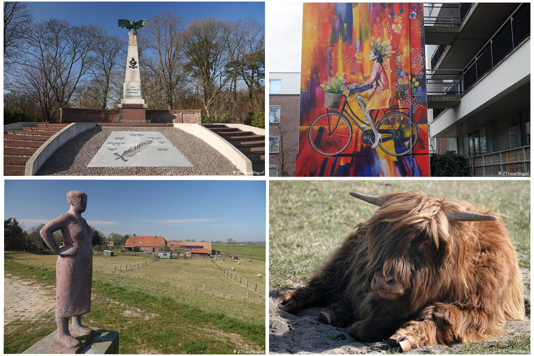 Maart 2025: Kort & Prachtig wandeling op Vliegveld Soesterberg, een streetartwandeling in Rotterdam-Noord en Crooswijk, de tweede etappe van het Pad van de Vrijheid tussen Rhenen en Opheusden en Lentevreugd in Wassenaar