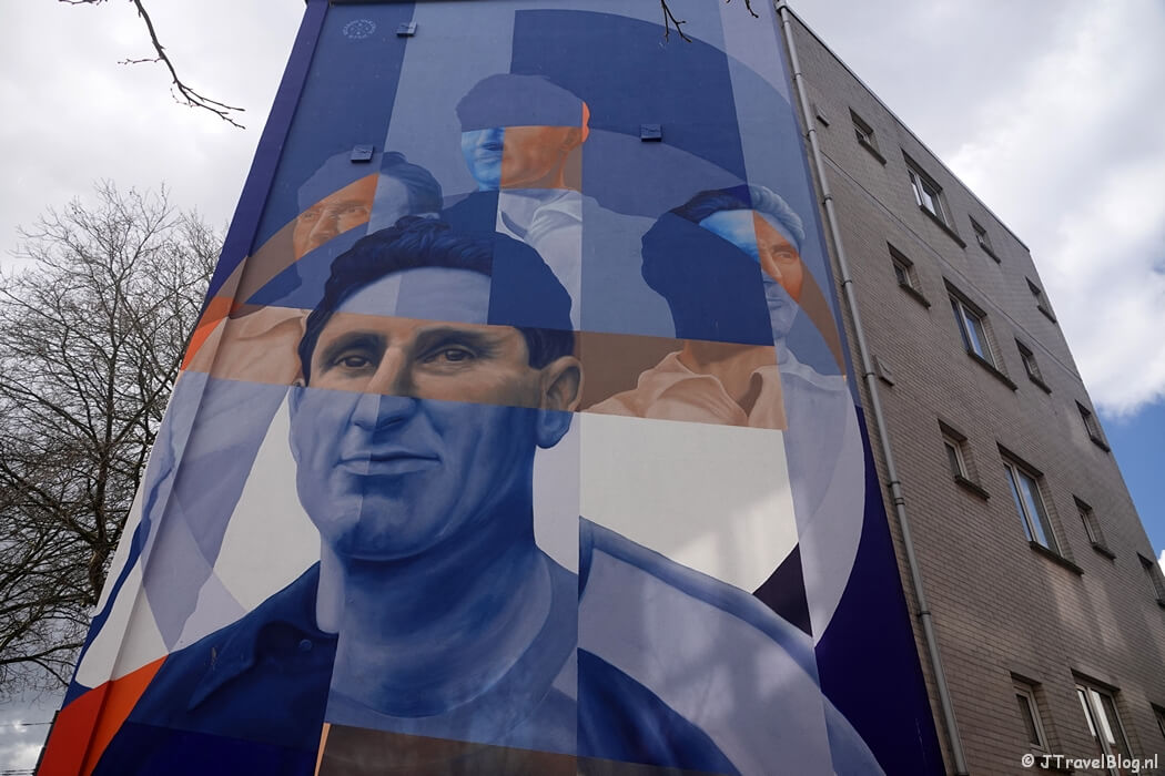 Street art van Ricardo van Zwol tijdens mijn street art wandeling in Rotterdam-Noord