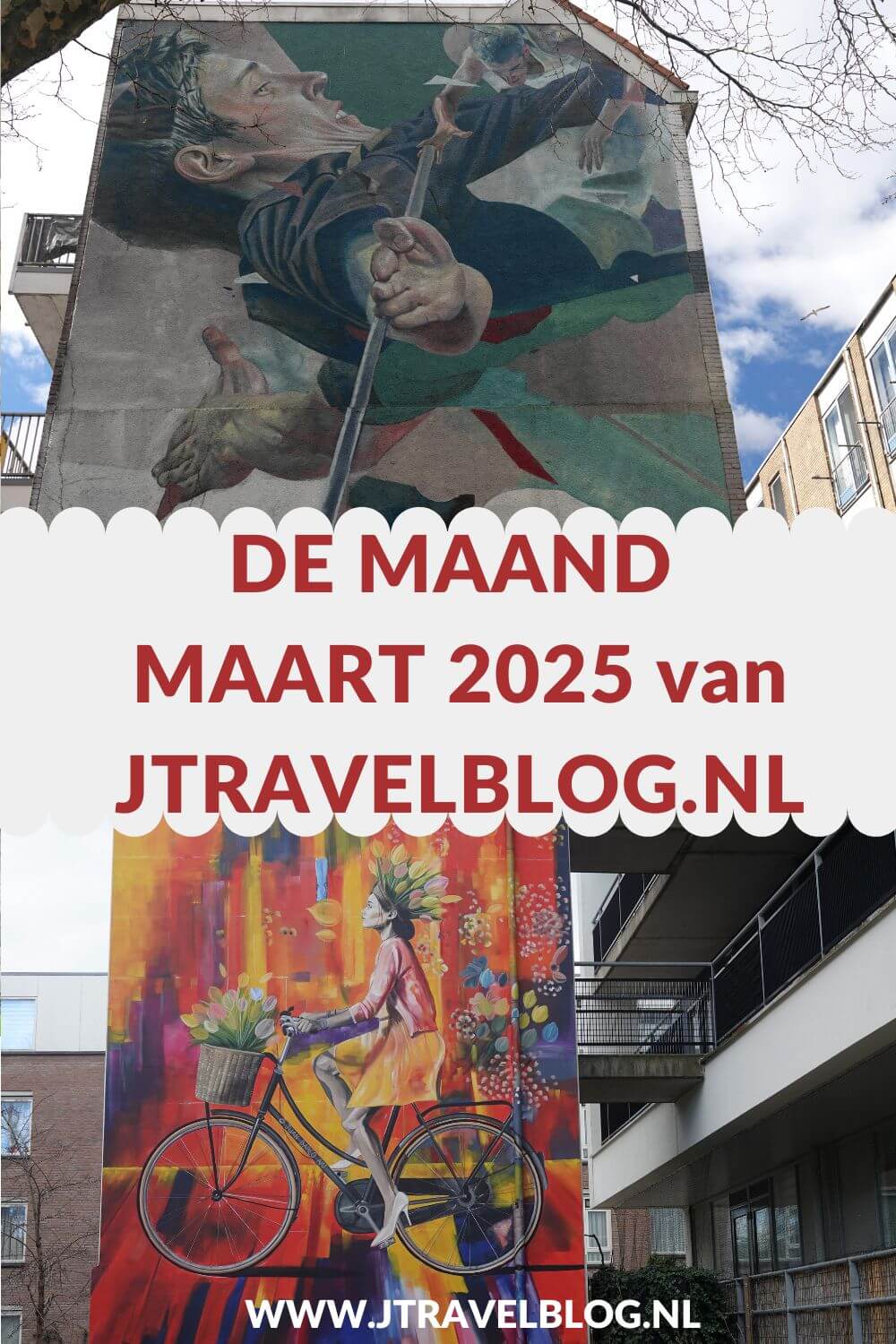 In maart 2025 maakte ik een Kort & Prachtig wandeling op Vliegveld Soesterberg, maakte ik een streetart wandeling in Rotterdam, liep ik de tweede etappe van het Pad van de Vrijheid en bezocht ik Lentevreugd. Meer hier over lees je in dit maandoverzicht. #maandoverzicht #maart2025 #vliegveldsoesterberg #streetart #rotterdam #lentevreugd #kersenbloesem #padvandevrijheid #wandelen #jtravelblog #jtravel