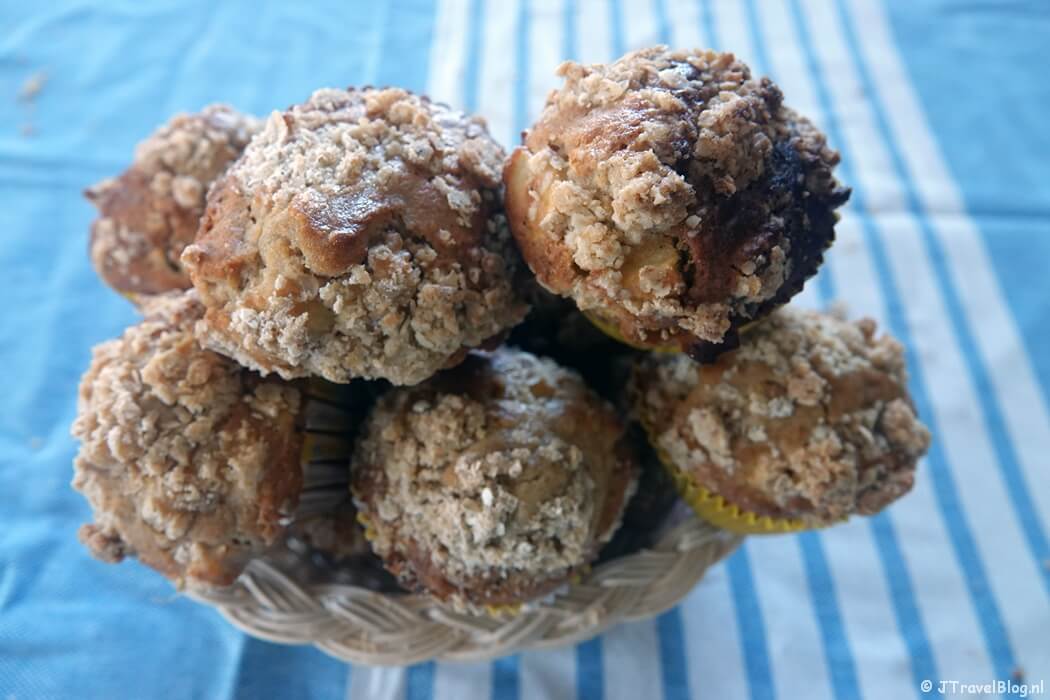Recept : Appel-kruimel muffins