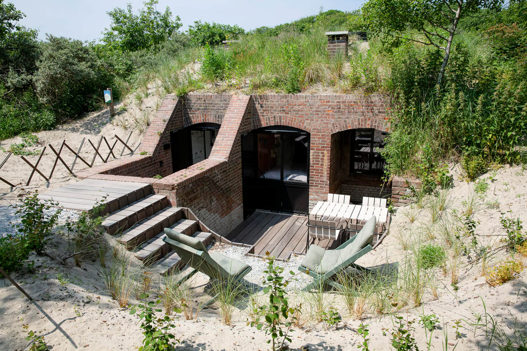 Overnachten in een monumentaal gebouw in Nederland : Bunker in Hoek van Holland - Zuid-Holland