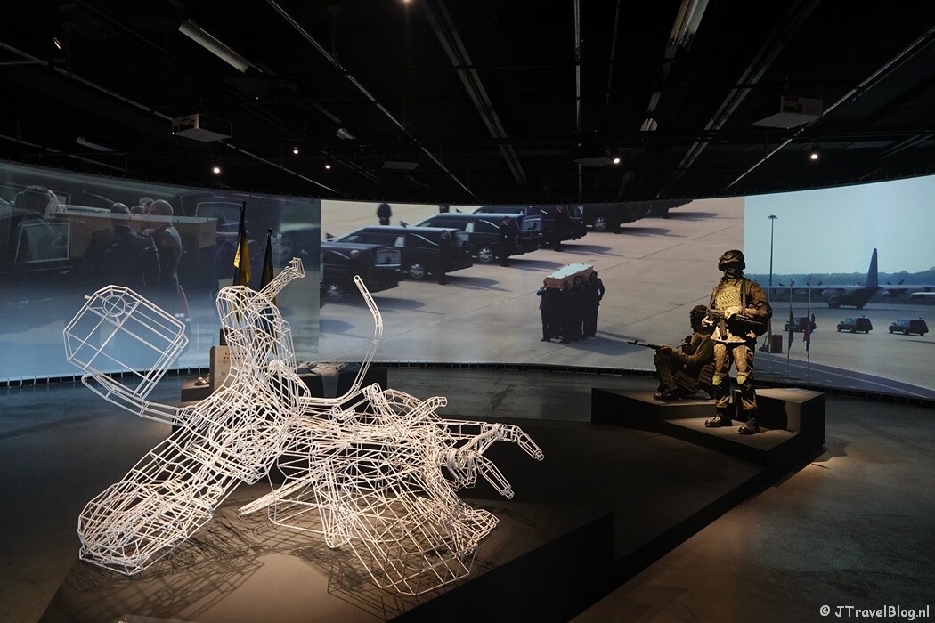 De tentoonstelling War Stories Ukraine up close in het Nationaal Militair Museum in Soesterberg
