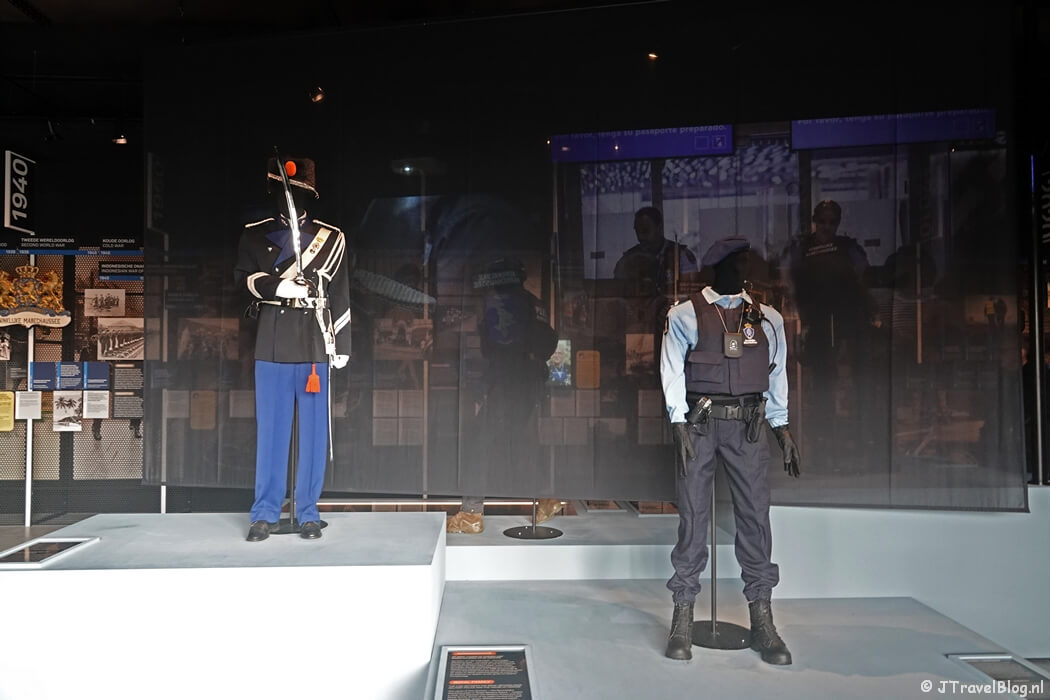 Koninklijke Marechaussee in het Nationaal Militair Museum in Soesterberg