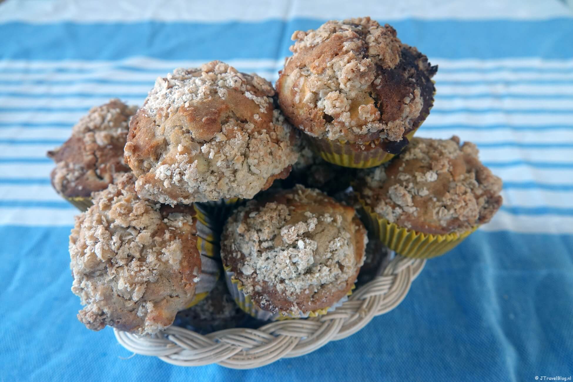 Recept : Appel-kruimel muffins