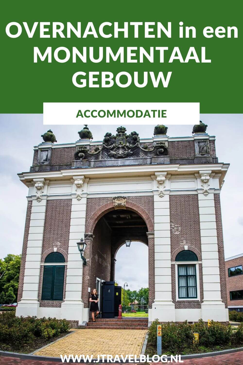 Altijd al eens willen overnachten in een monumentaal gebouw? Verken een monument door er in te overnachten, bijv. in een klooster, duiventoren, kasteel, een molen of fort. Ik heb een aantal accommodaties in monumentale gebouwen voor je op een rijtje gezet. #accommodatie #monumentaalgebouw #jtravelblog #jtravel