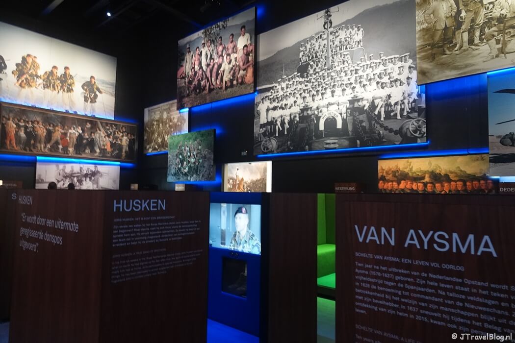 Verhalen van militairen in het Nationaal Militair Museum in Soesterberg