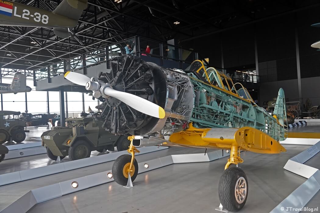 Vliegtuig in het Nationaal Militair Museum in Soesterberg