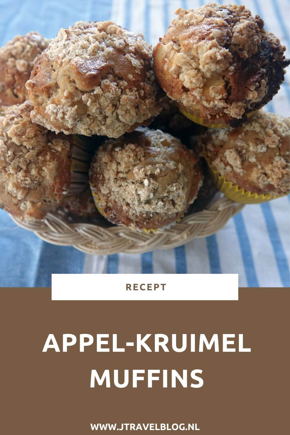 Ik heb een heerlijk recept voor je gemaakt: appel-kruimel muffins. Makkelijk en snel te maken. Eet smakelijk. Hier lees je hoe je dit recept zelf kunt maken. #recept #appelkruimelmuffins #muffins #jtravelblog #jtravel