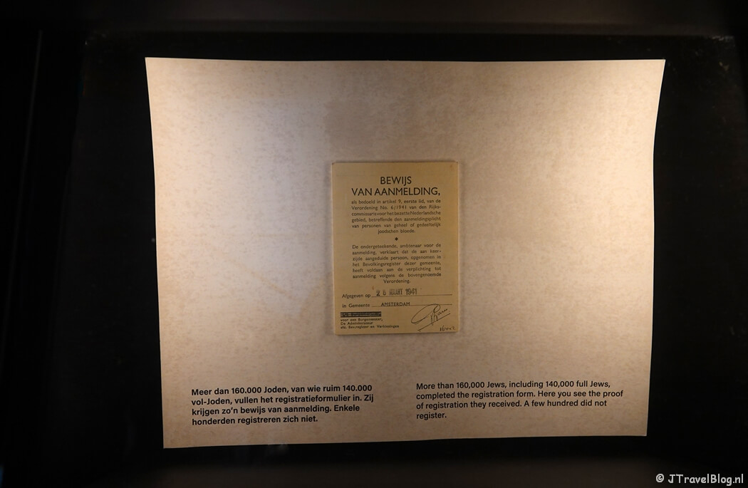 De tentoonstelling Nederland in de Tweede Wereldoorlog in het Verzetsmuseum in Amsterdam