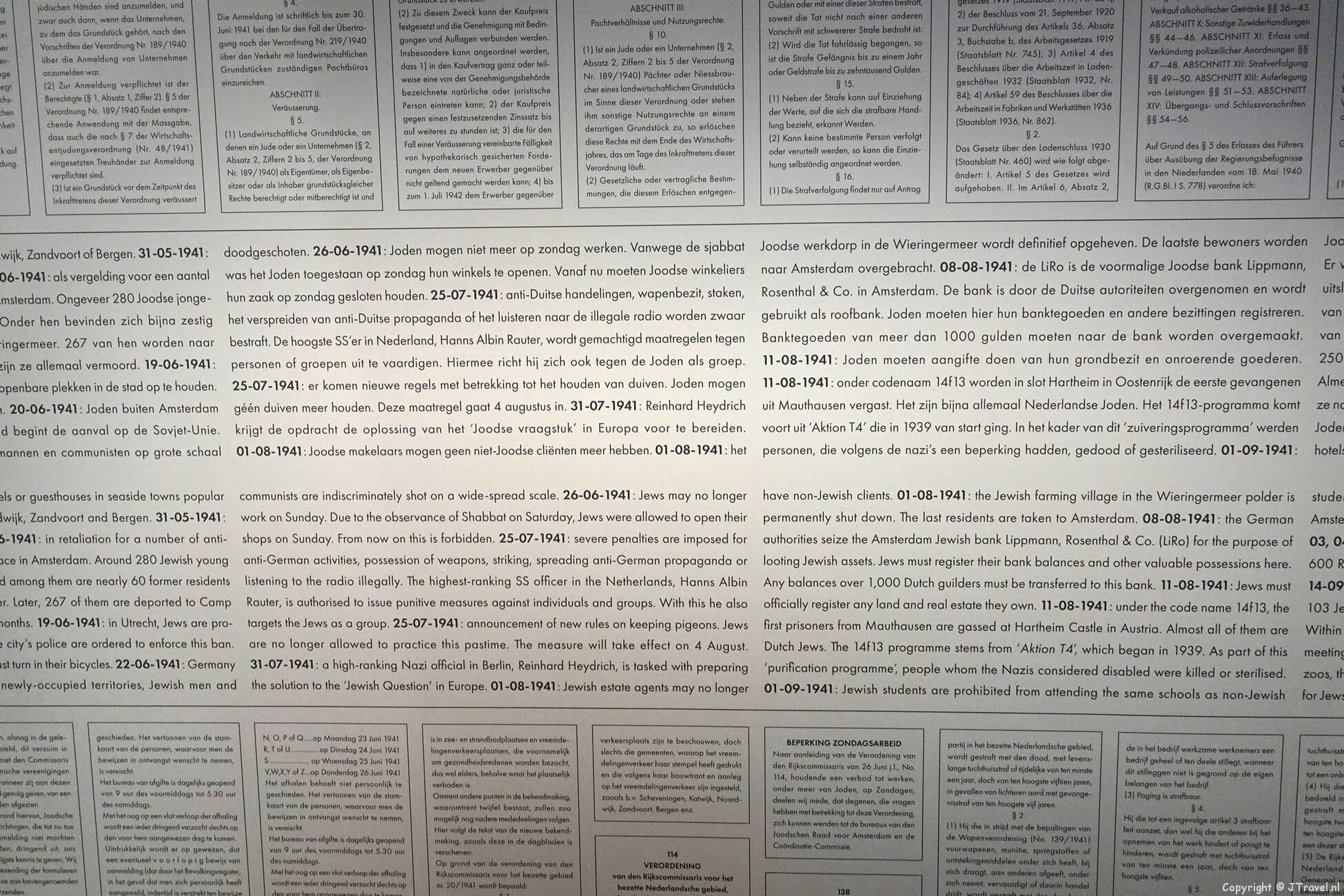 Foto's van het Nationaal Holocaustmuseum in Amsterdam