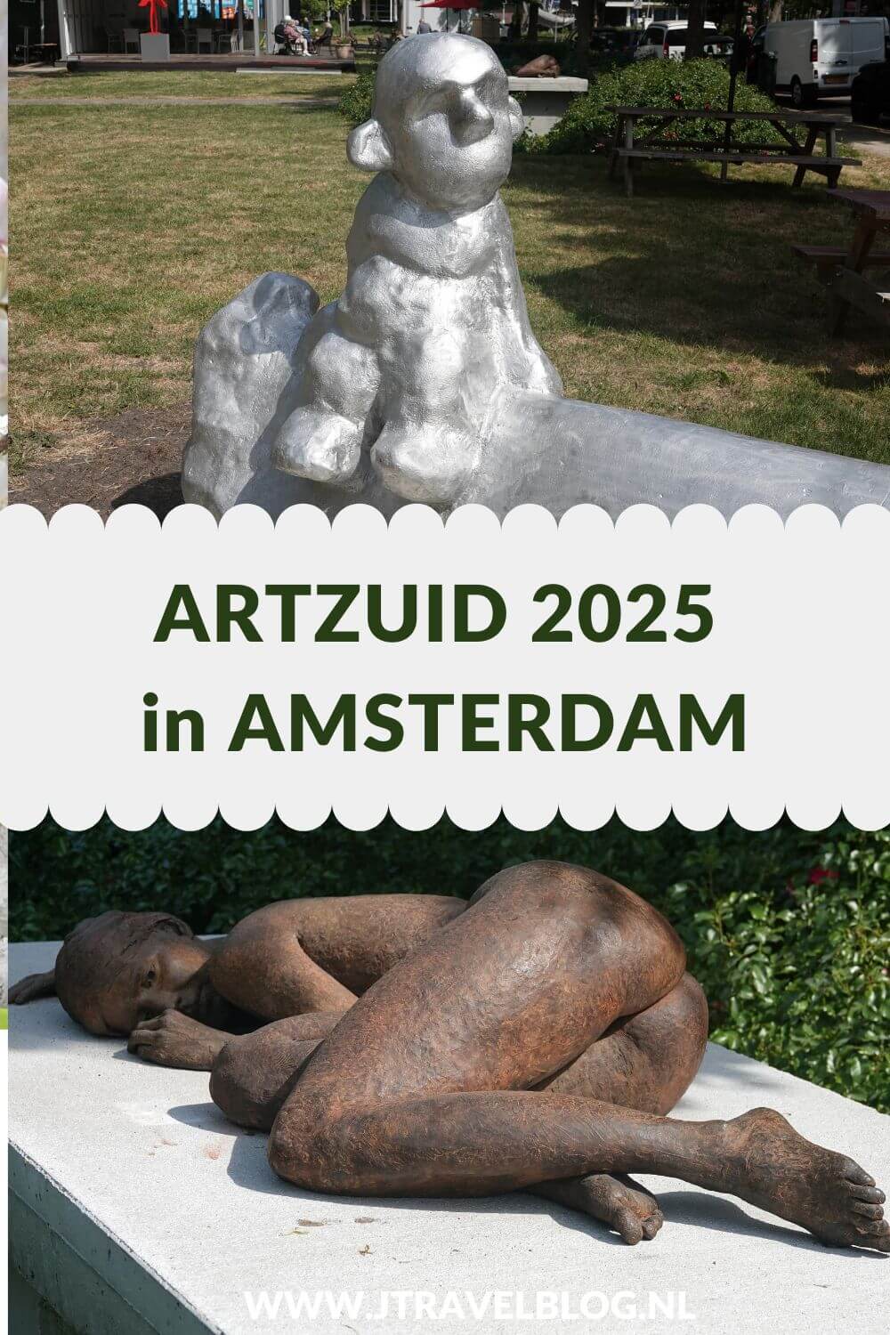 Ik bezocht ARTZUID 2025 en liep de kunstroute door de Apollolaan, Minervalaan en Churchilllaan in Amsterdam Zuid. Van 21 mei t/m 21 september 2025 vindt de 9e editie plaats van de Amsterdam Sculptuur Biรซnnale ARTZUID. In deze blog neem ik je mee naar de ARTZUID 2025. #artzuid #amsterdam #kunstroute #jtravelblog #jtravelย