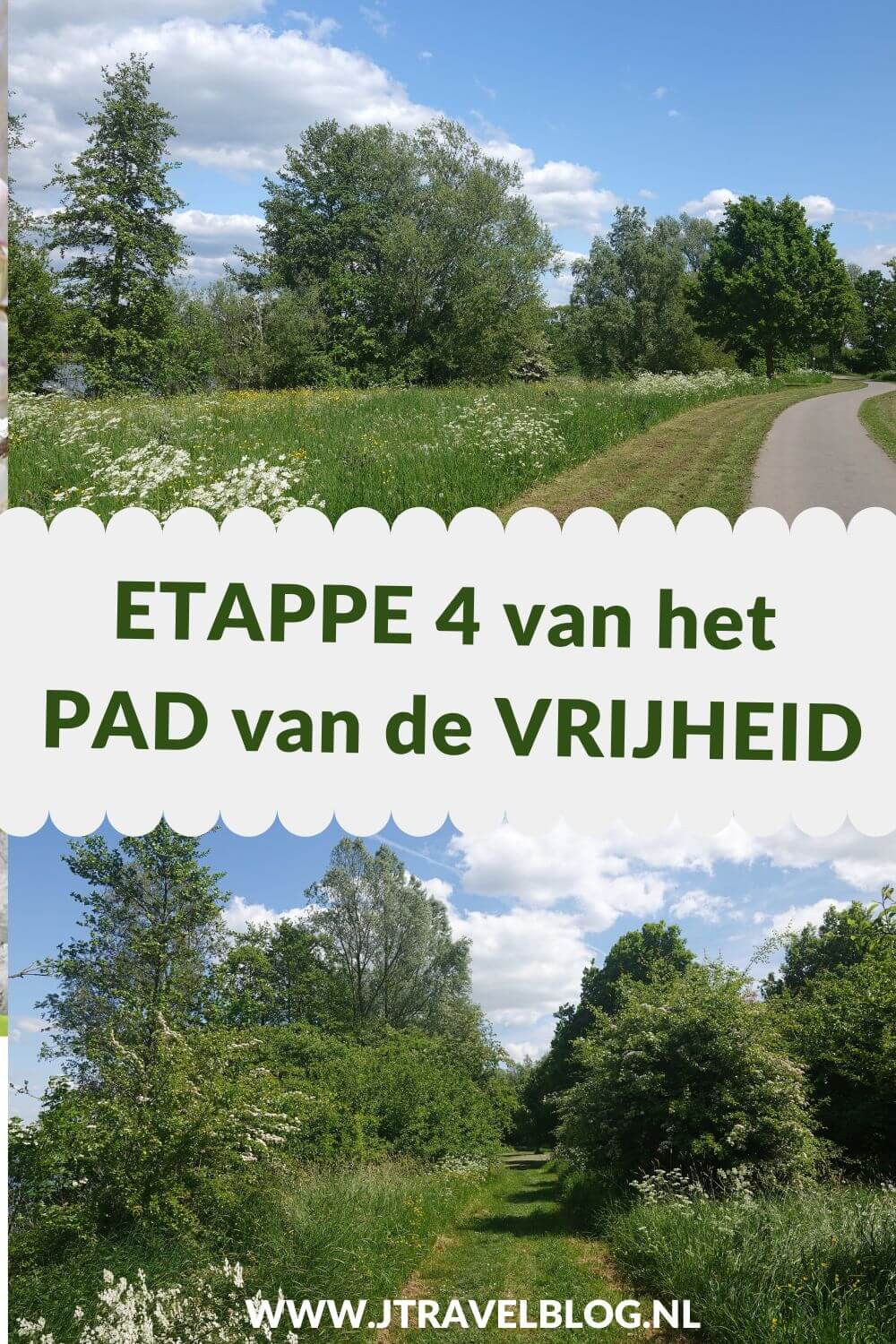 Een verslag van etappe 4 van het Pad van de Vrijheid. Deze vierde etappe loopt van Herveld naar Valburg over een afstand van 12 kilometer. Mijn belevenissen en mijn route lees je in deze blog. Loop je mee? #padvandevrijheid #etappe4 #herveld #valburg #geschiedenis #tweedewereldoorlog #wandelen #hiken #jtravelblog #jtravel