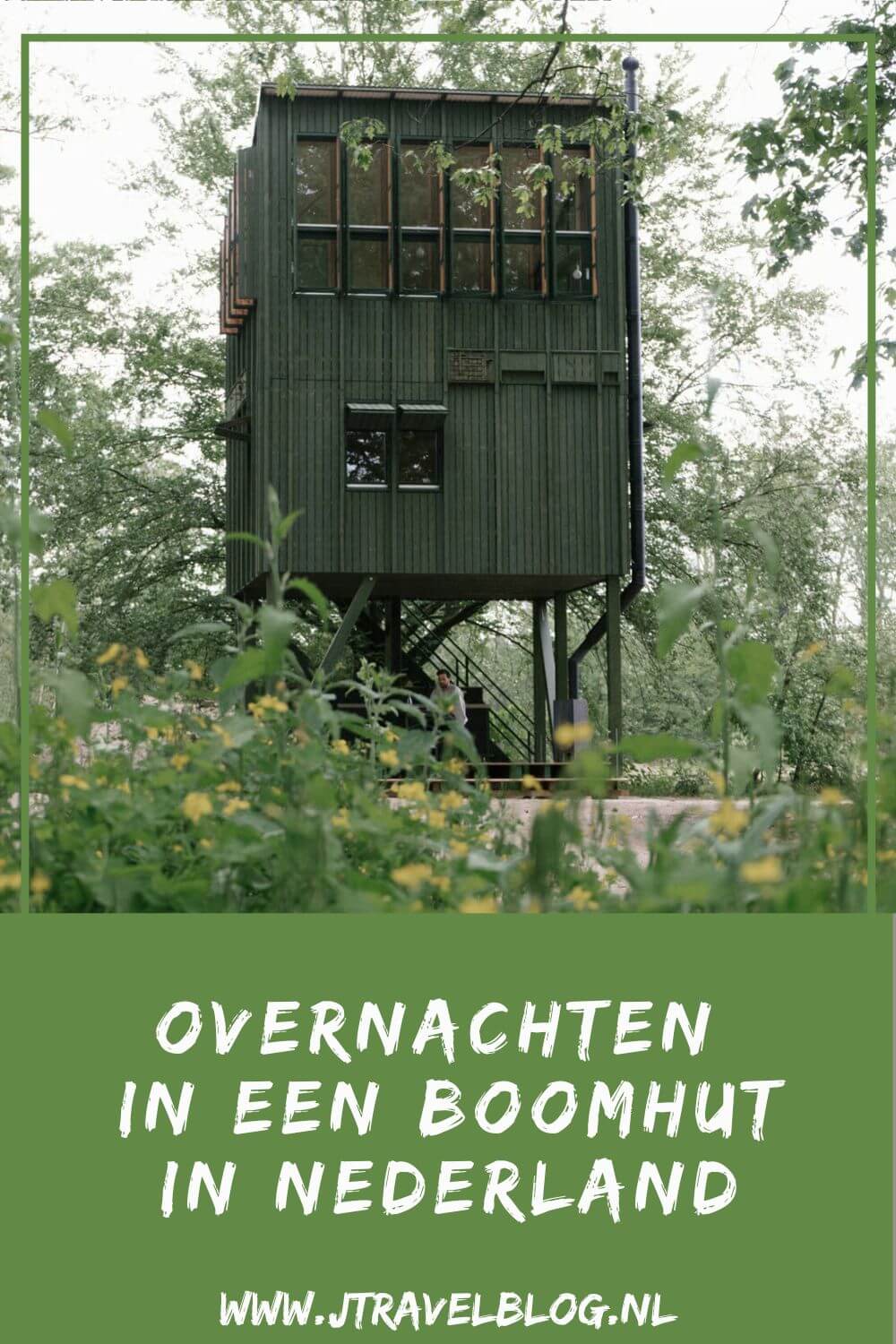 Bij een boomhutovernachting verblijf je in een van hout gemaakte accommodatie die boven de grond tussen de bomen is gebouwd. In deze blog heb ik een aantal boomhutten in Nederland waar je kunt overnachten op een rijtje gezet. #boomhut #accommodatie #jtravelblog #jtravel