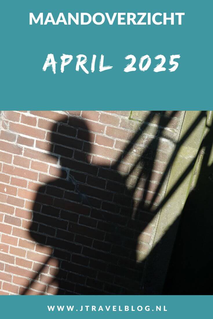 In april 2025 liep ik de Geniedijkroute in Hoofddorp en liep ik de derde etappe van het Pad van de Vrijheid. De rest van april verbleef ik in Groningen. Meer hier over lees je in dit maandoverzicht. #maandoverzicht #april2025 #padvandevrijheid #wandelen #jtravelblog #jtravel
