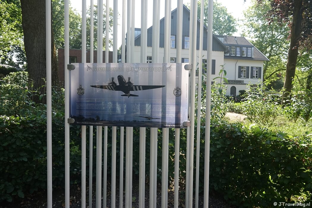 Hotel Dreyeroord in Oosterbeek tijdens etappe 6 van het Pad van de Vrijheid van Driel naar Oosterbeek