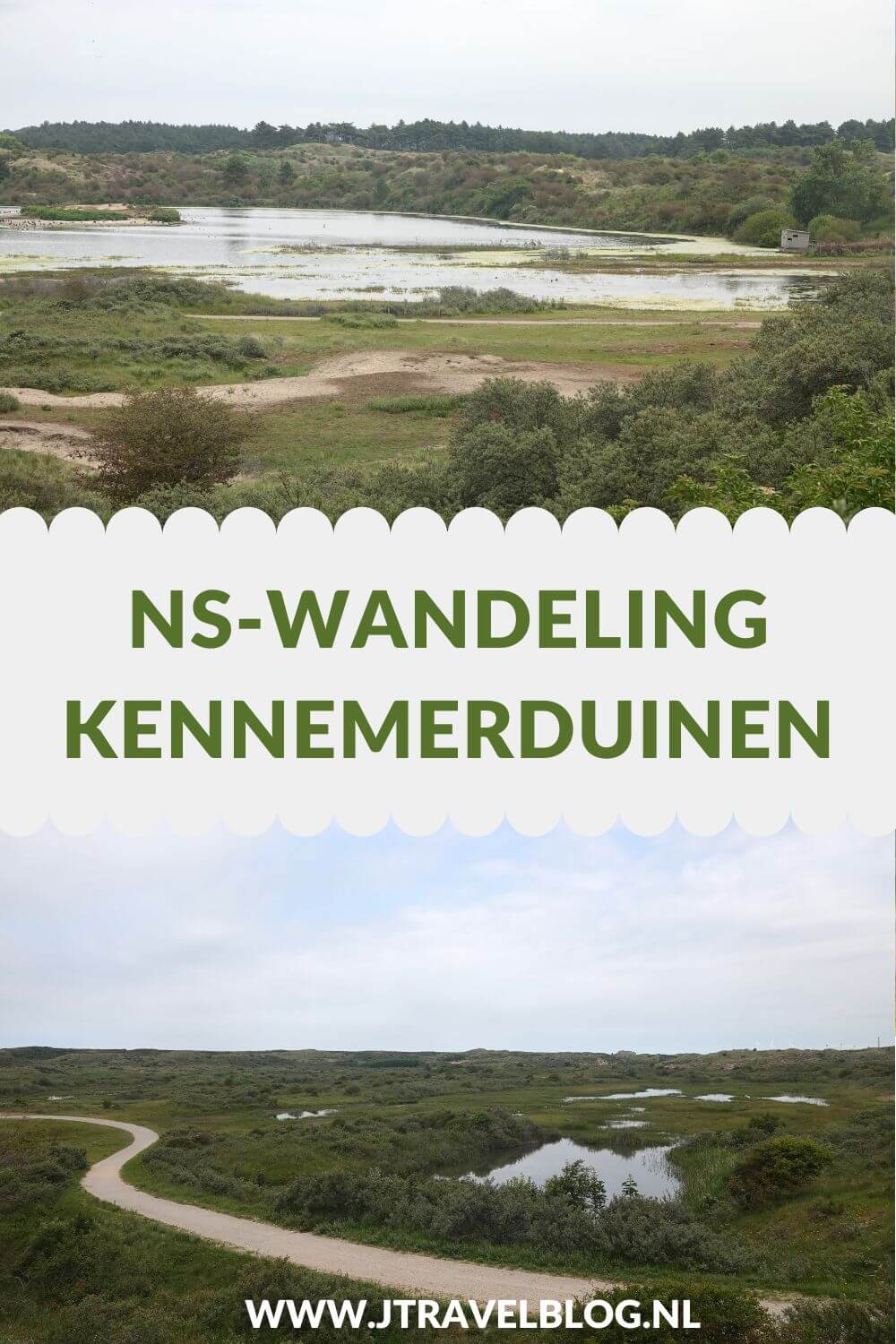 Ik maakte de NS-wandeling Kennemerduinen van Station Santpoort-Noord naar Station Overveen door Nationaal Park Zuid-Kennemerland. De afstand van deze mooie wandeling is 16 kilometer. Mijn belevenissen lees je in deze blog. Loop je mee? #nswandeling #nationaalparkzuidkennemerland #wandelen #hiken #jtravel #jtravelblog