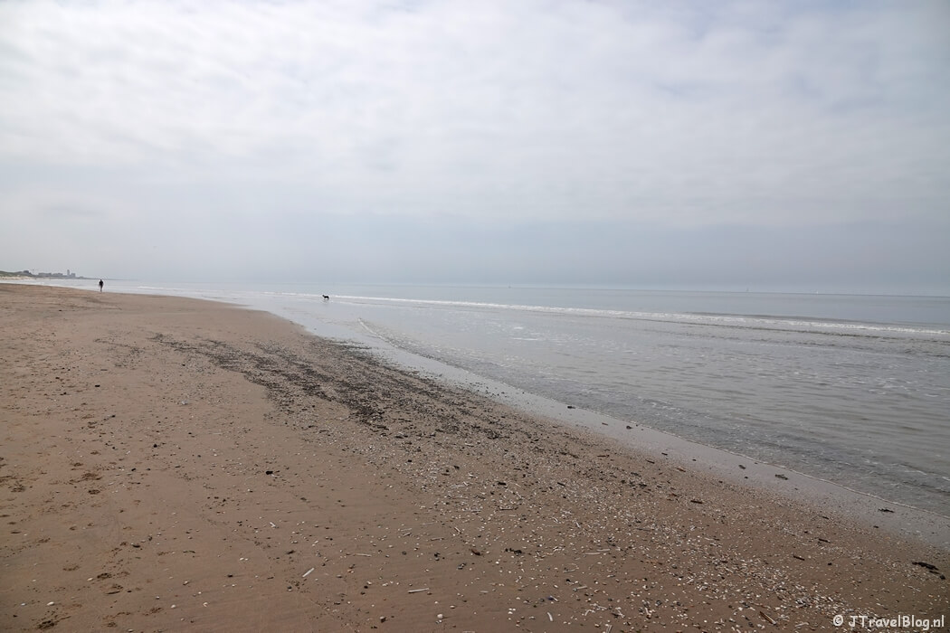 Zee en strand tijdens mijn NS-wandeling Kennemerduinen