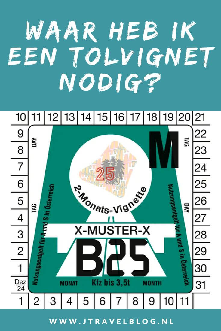 Ga je binnenkort met de auto op vakantie naar of door Europa? Weet je dat je in een aantal landen een tolvignet nodig hebt? In deze blog lees je meer over het tolvignet in de Europese landen. #tolvignet #europa #jtravelblog #jtravel