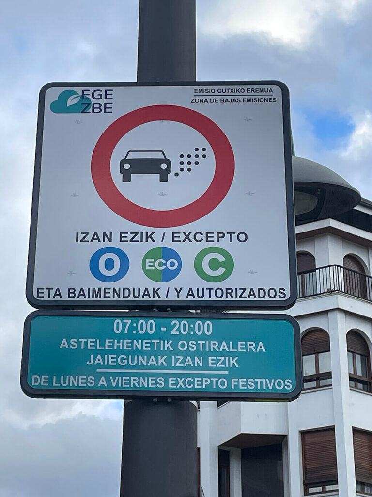 Vakantielanden met milieuzones: Spanje