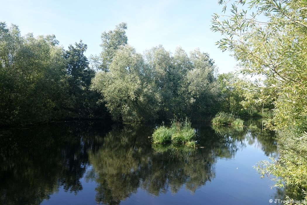 Natuurgebied Groene Weelde tijdens de Plesmanroute in Hoofddorp