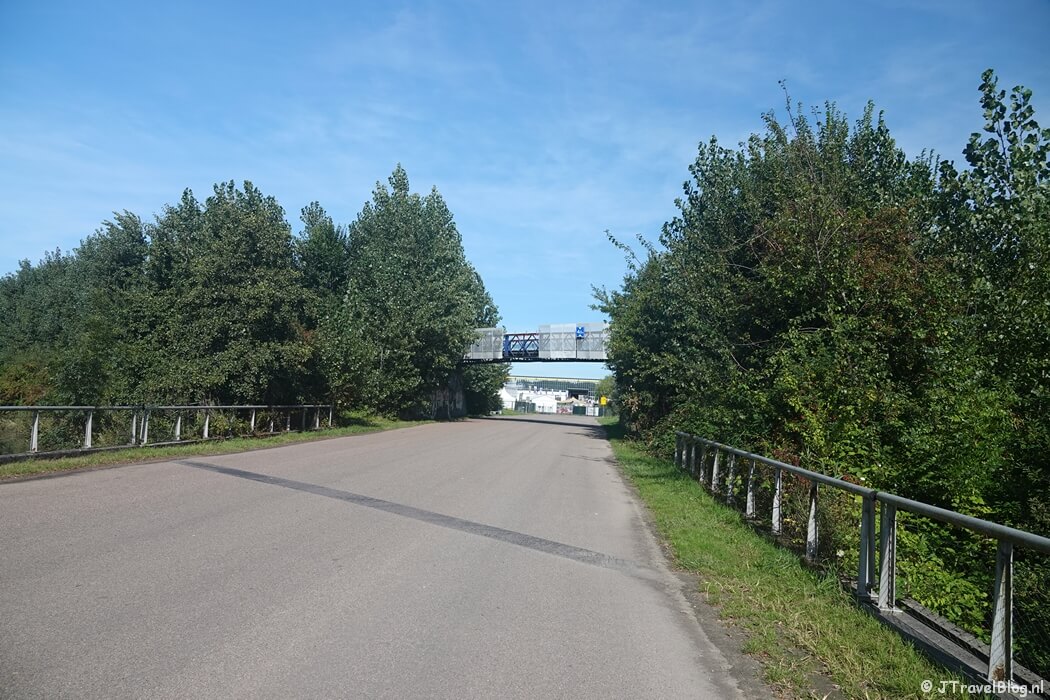 Natuurgebied Groene Weelde tijdens de Plesmanroute in Hoofddorp