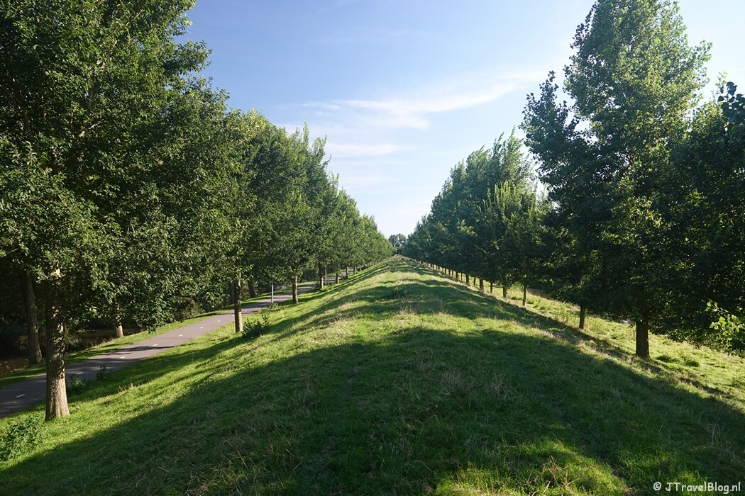 De Geniedijk tijdens de Plesmanroute in Hoofddorp