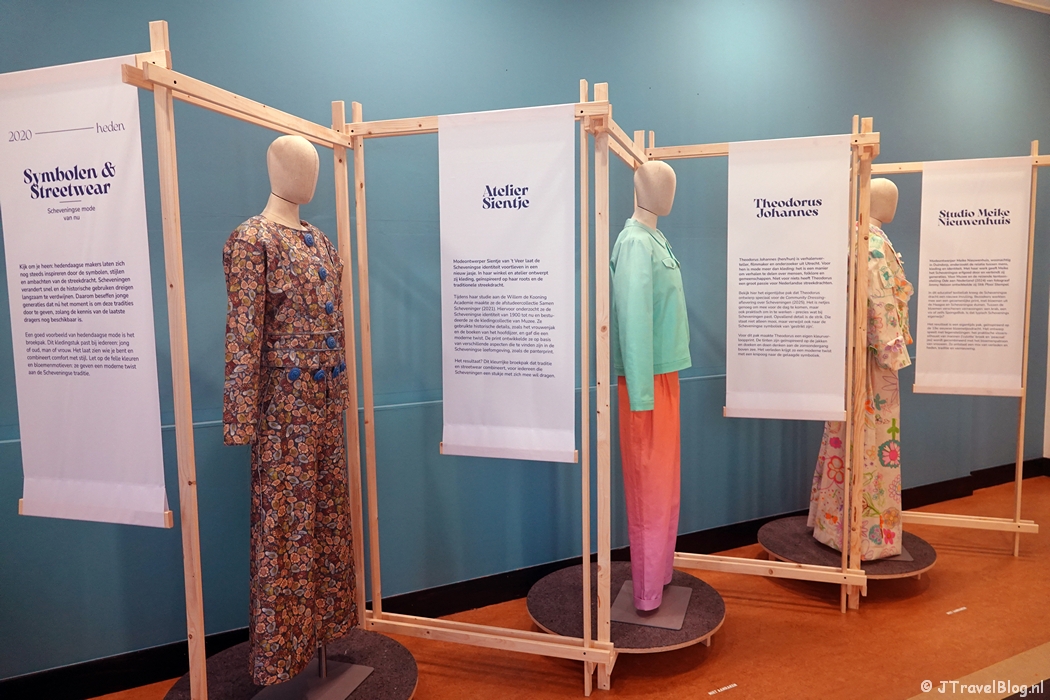 De tijdelijke tentoonstelling 'Draad en Dracht' in Muzee Scheveningen in Den Haag