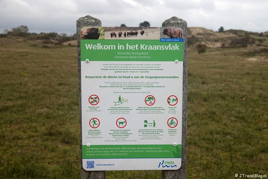 Welkom in het Kraansvlak tijdens de gele route vanaf ingang Wurmenveld Nationaal Park Zuid-Kennemerland