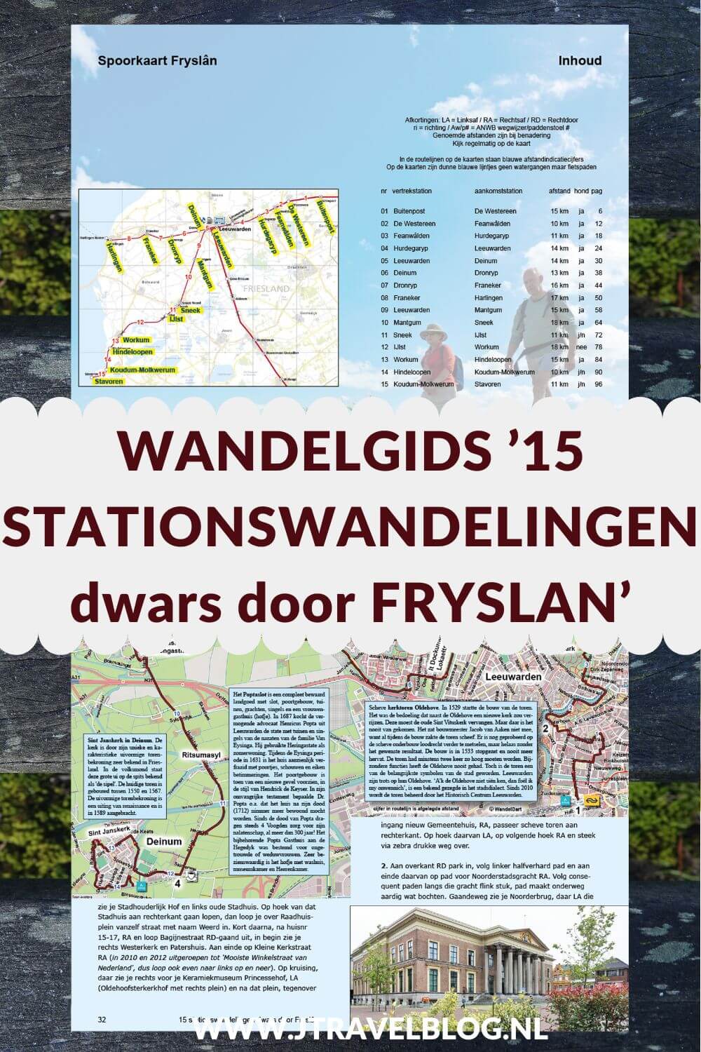 De wandelgids '15 stationswandelingen dwars door Fryslân’ Is een wandelgids met 15 wandelingen van/naar treinstations bevat 15 wandelingen in Friesland met een afstand tussen 10 en 18 kilometer. Wandel je mee? #fryslan #friesland #stationswandelingen #wandelen #wandelgids #anoda #jtravel #jtravelblog