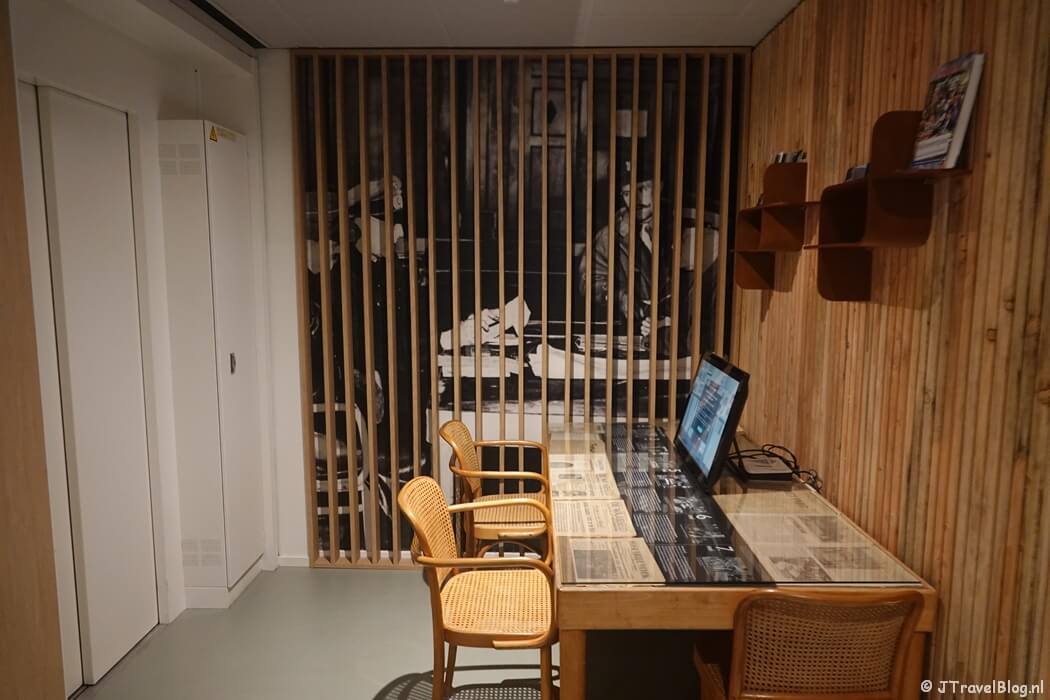 Hotel De Wereld in Wageningen tijdens etappe 13 van het Pad van de Vrijheid van Rhenen naar Wageningen