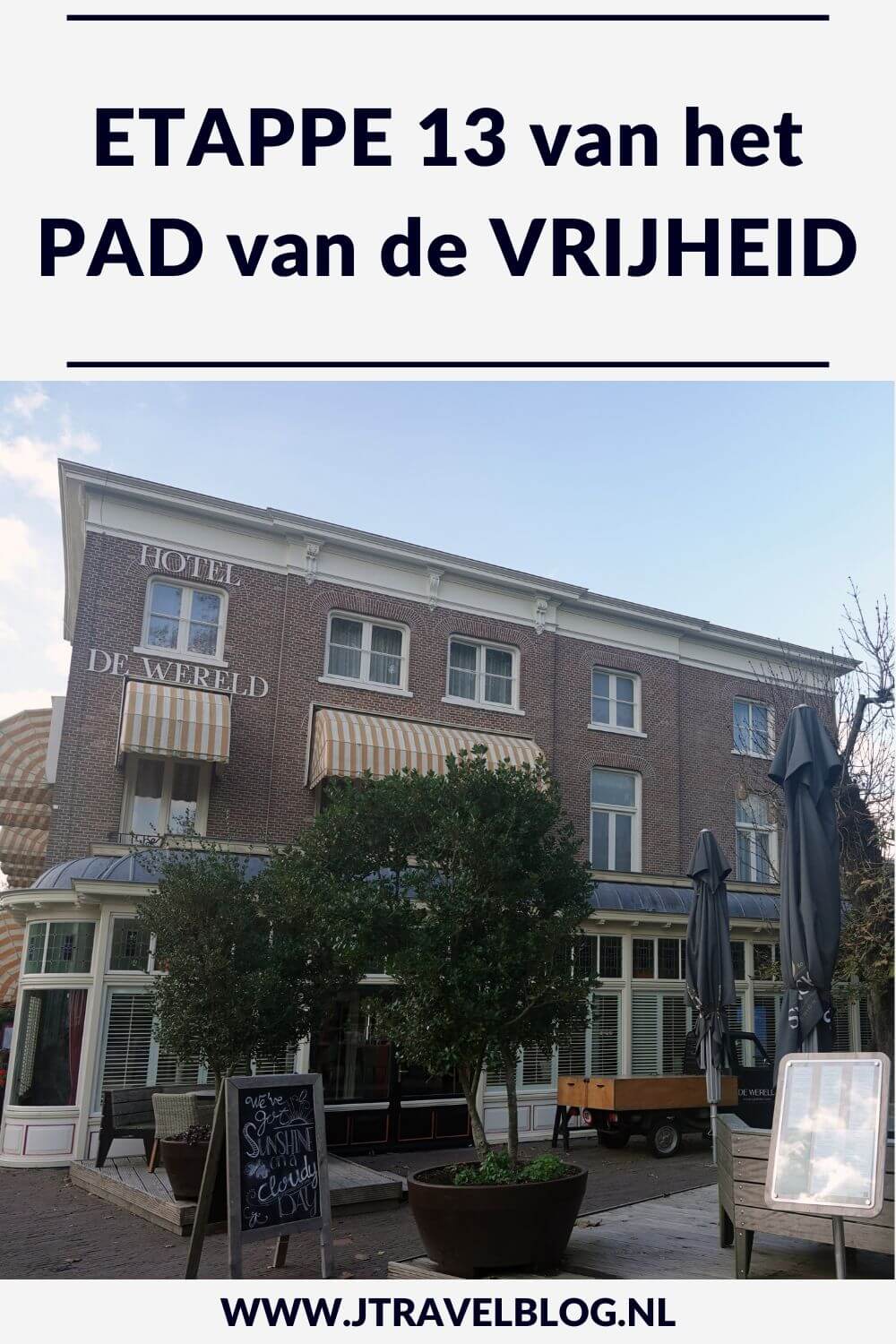 Een verslag van etappe 13 van het Pad van de Vrijheid. Deze dertiende etappe loopt van Rhenen naar Wageningen over een afstand van 12 kilometer. Mijn belevenissen en mijn route lees je in deze blog. Loop je mee? #padvandevrijheid #etappe13 #rhenen #wageningen #geschiedenis #tweedewereldoorlog #wandelen #hiken #jtravelblog #jtravel