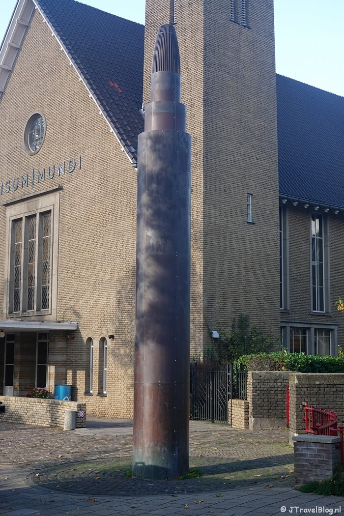 Het Vrijheidsvuur in Wageningen tijdens etappe 13 van het Pad van de Vrijheid van Rhenen naar Wageningen