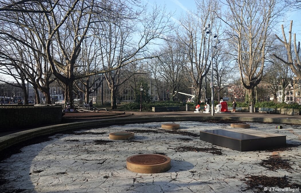 Het Frederikspark in Amsterdam tijdens de Podwalk Het Verhaal van Nederland – Amsterdam : Weldoeners en weelde in de Pijp