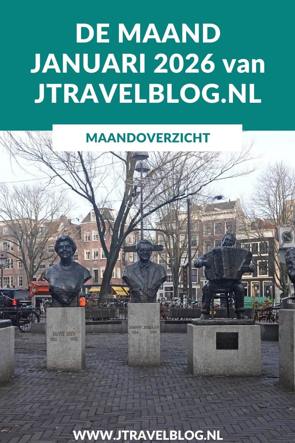 In januari 2026 bezocht ik twee musea in Leiden, maakte ik twee podwalks in Amsterdam en liep ik de Trage Tocht Zandvoort in de Amsterdamse Waterleidingduinen. Meer hier over lees je in dit maandoverzicht. #maandoverzicht #januari2026 #leiden #amsterdam #podwalks #amsterdamsewaterleidingduinen #tragetocht #wandelen #jtravel #jtravelblog