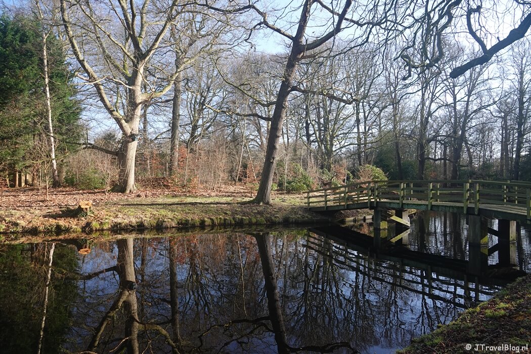 De vijver op Buitenplaats De Hartekamp tijdens de Hartekamproute in Heemstede