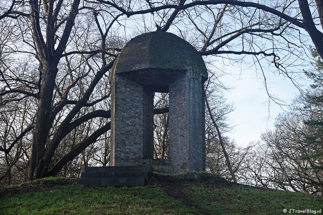 De theekoepel op Buitenplaats De Overplaats tijdens de Hartekamproute in Heemstede