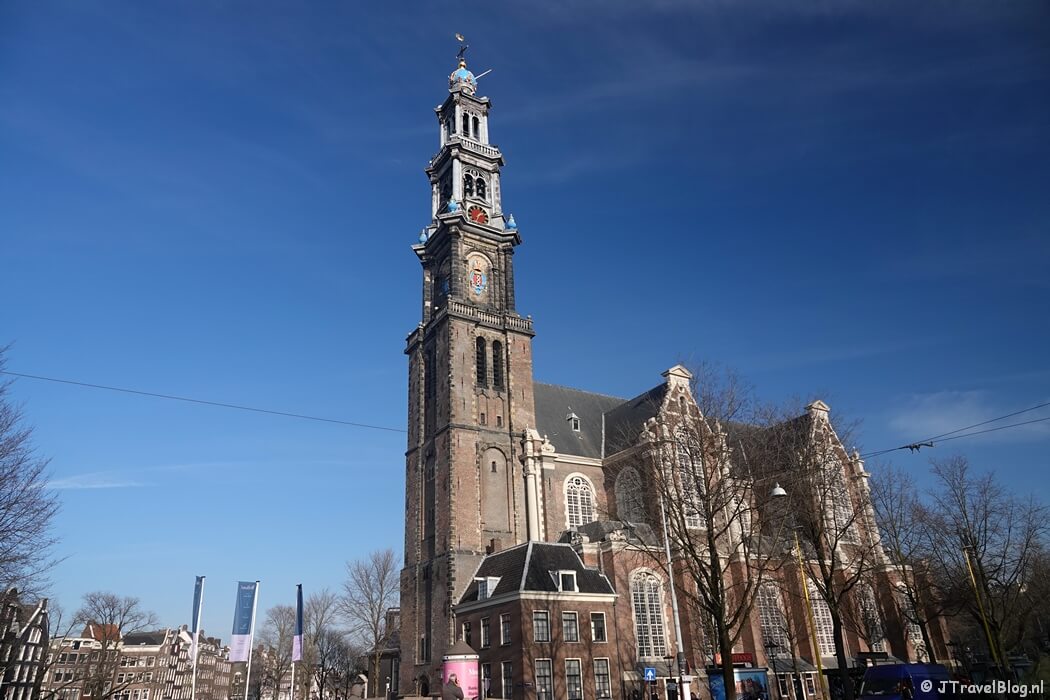 De Westertoren in Amsterdam tijdens de Podwalk Het Verhaal van Nederland – Amsterdam : Bij ons in de Jordaan